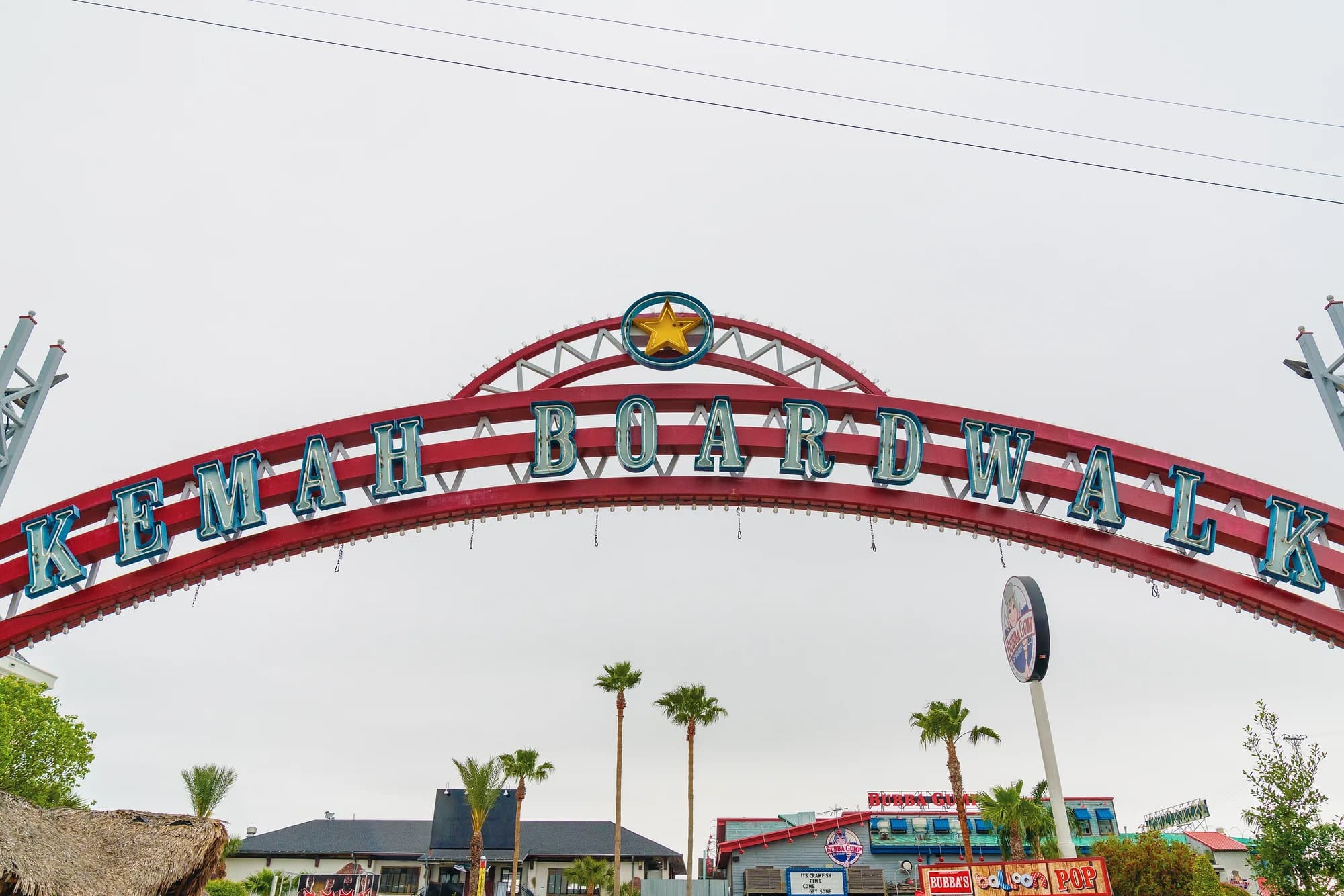 Entrance arch of the Kemah Boardwalk